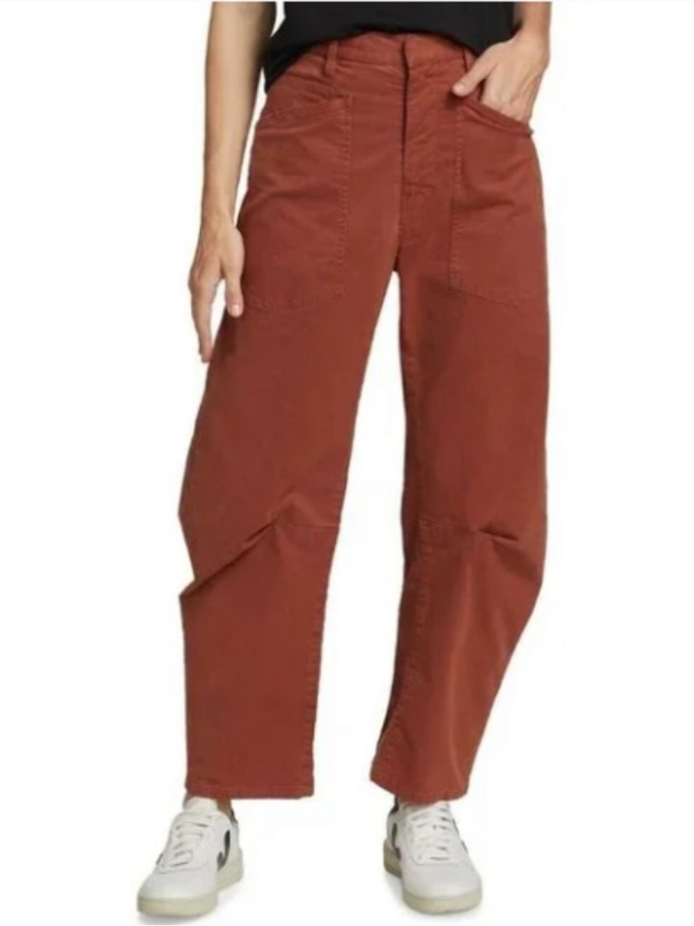 Nili Lotan Shon Pants Cotton Henna Size 8